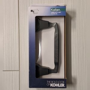 Kohler Kallan wall mount toilet paper holder in matte black - NIB